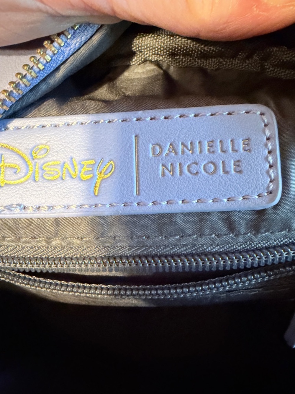 Danielle Nicole Lavender Rapunzel Fairy Tale Mini Backpack with Floral Appliqués - Picture 6 of 10